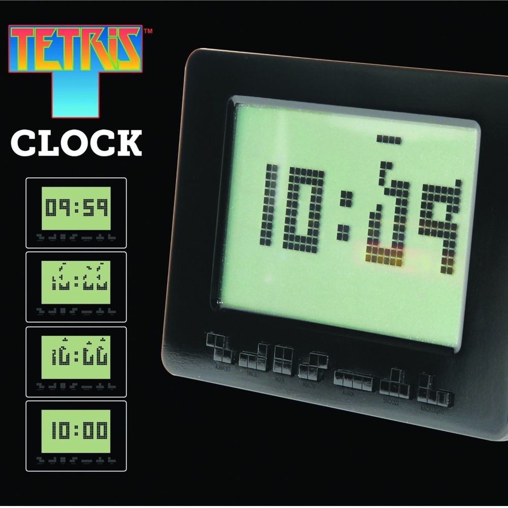 PALADONE TETRIS Tetris alarm clock Still in Box. Vintage Collectors Item